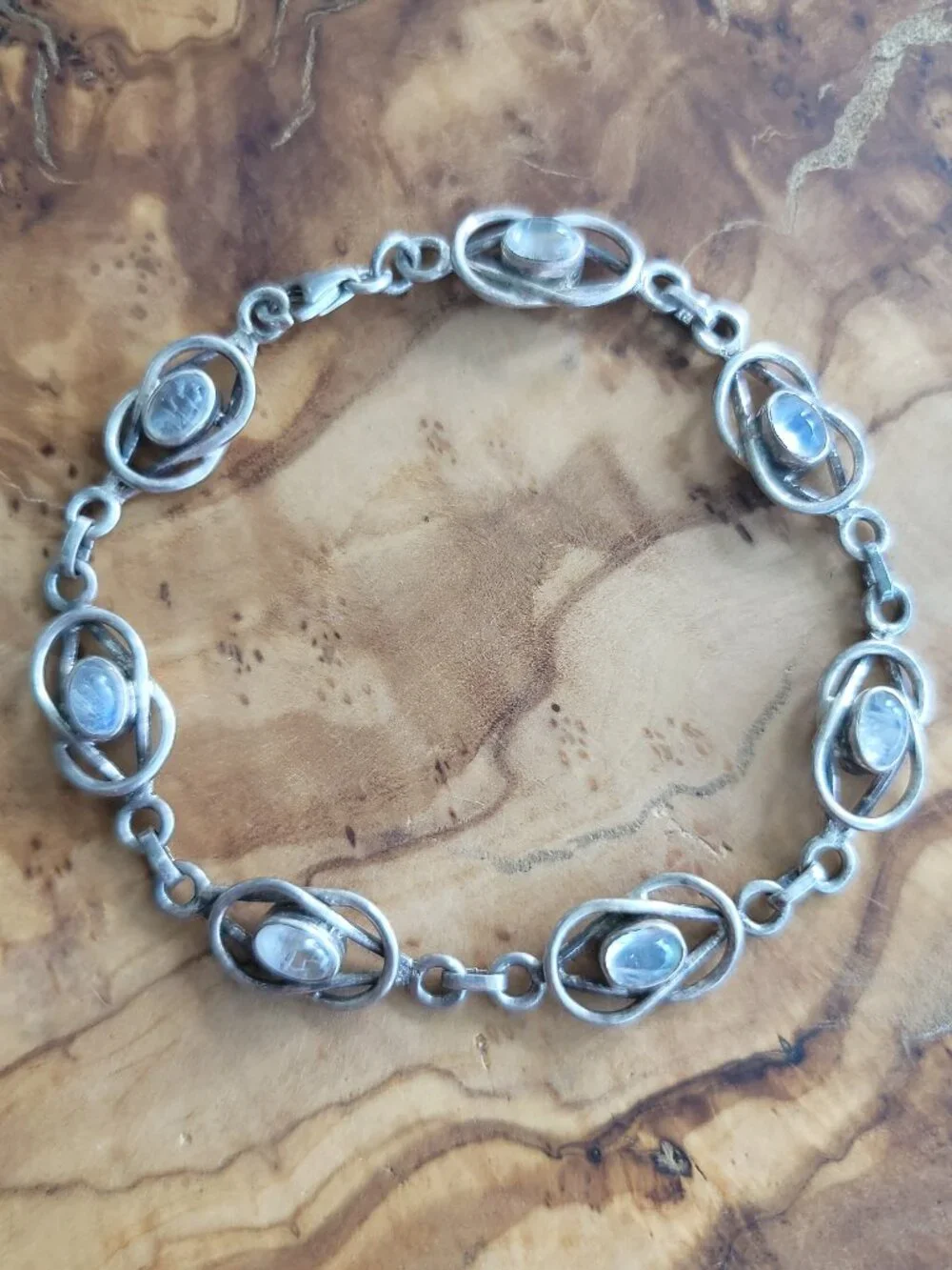 Moonstone & Sterling Bracelet